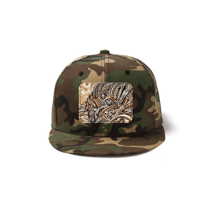 Snapback Hat with Metal Buckle