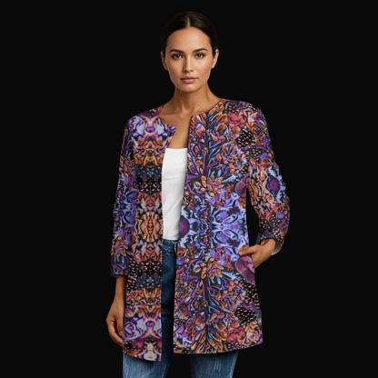 “Lustre” Women's Faux Sweater Cardigan
