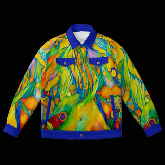 “Iridescent Pride” Unisex Collared Jacket