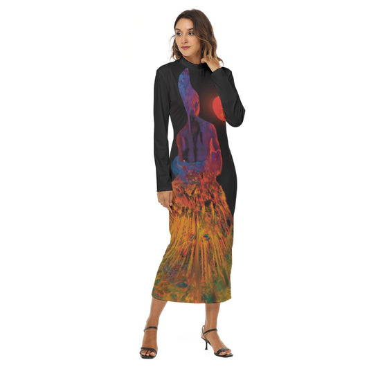 “Blood Moon” Women's Hip Dress
