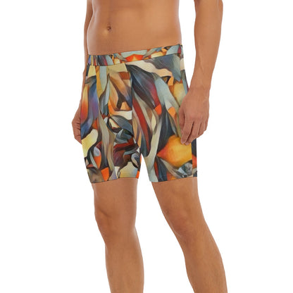 “Outback Hues” Men's Long Boxer Briefs