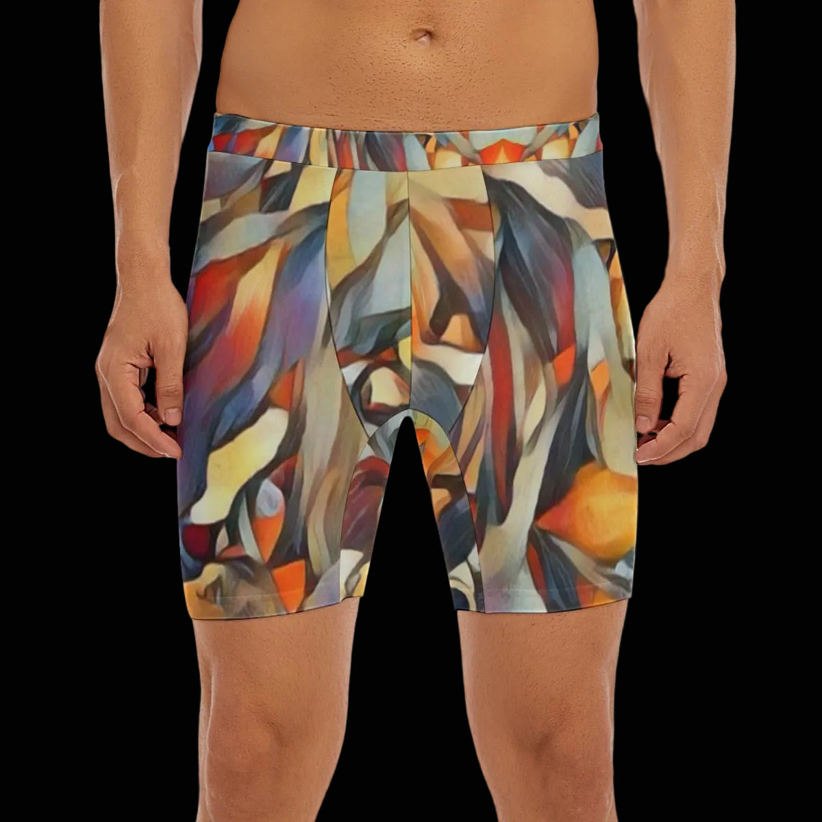 “Outback Hues” Men's Long Boxer Briefs