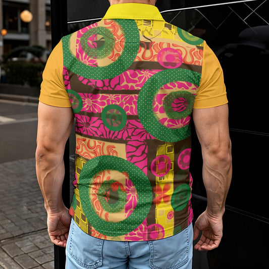 “Neo-Retro” Men's Polo Shirt