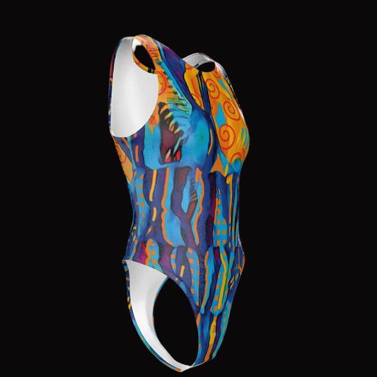 “Oceanic” Women's Tank Bodysuit