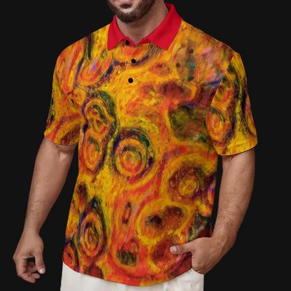 “Concentricity”  Men's Polo Shirt