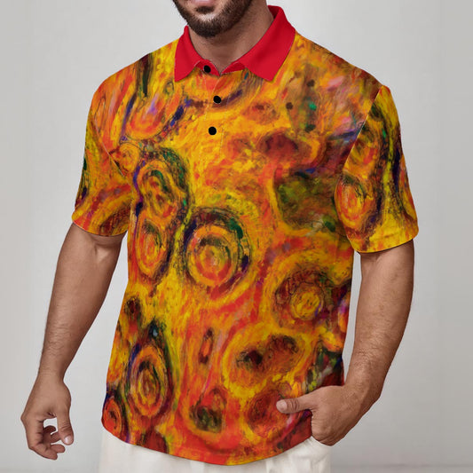 “Concentricity”  Men's Polo Shirt