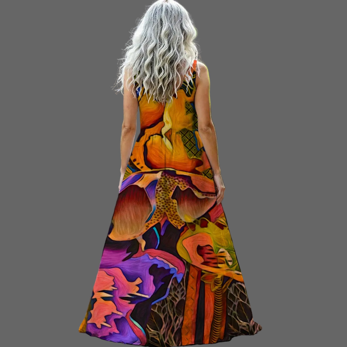 “Passion Max” Women’s Sleeveless Maxi Dress