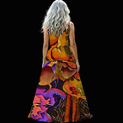 “Passion Max” Women’s Sleeveless Maxi Dress