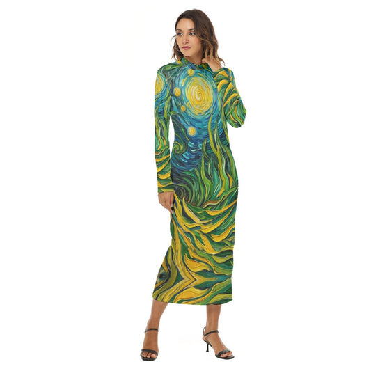 “Vincent Through the Seagrass” Women's Hip Dress