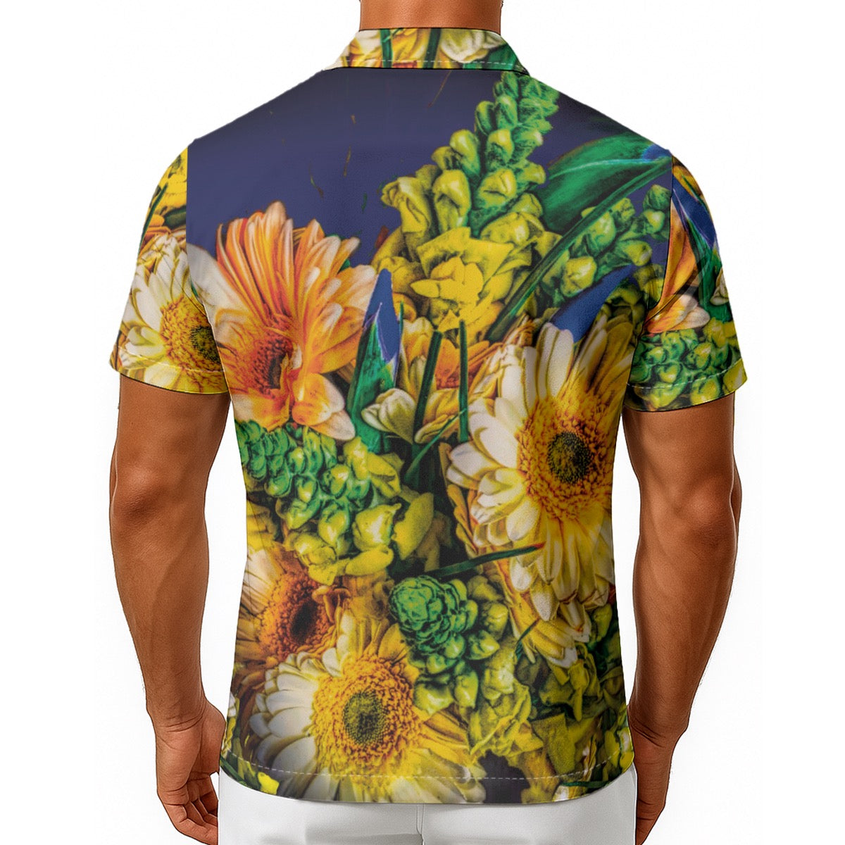 “Bouquet” Men's Hawaiian Shirt