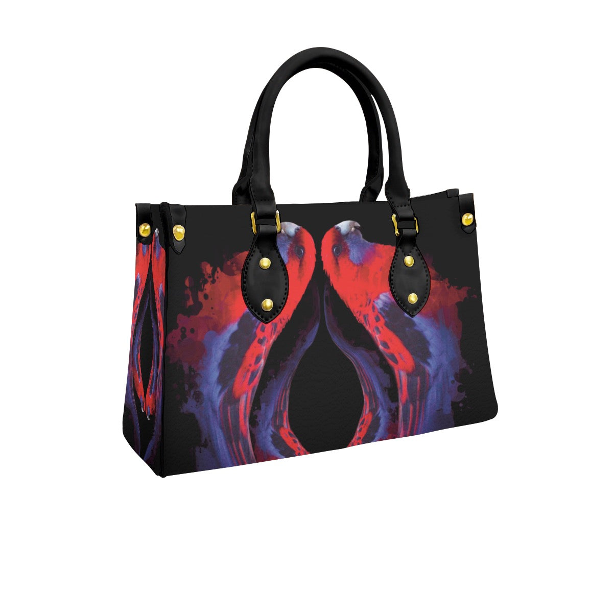 “Rosella” Women's Tote Bag With Black Handle