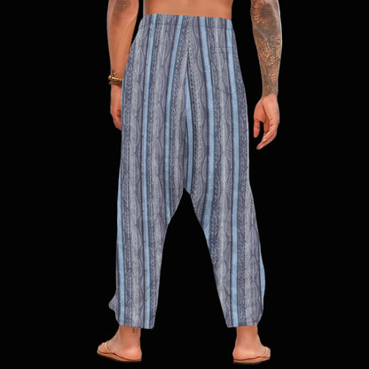 “Lightfall Feathers” Men’s Harem Pants