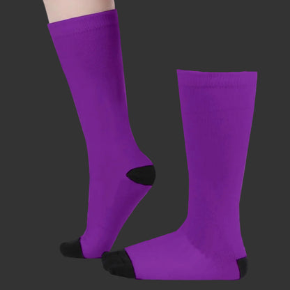“True Purple” Unisex Long Socks