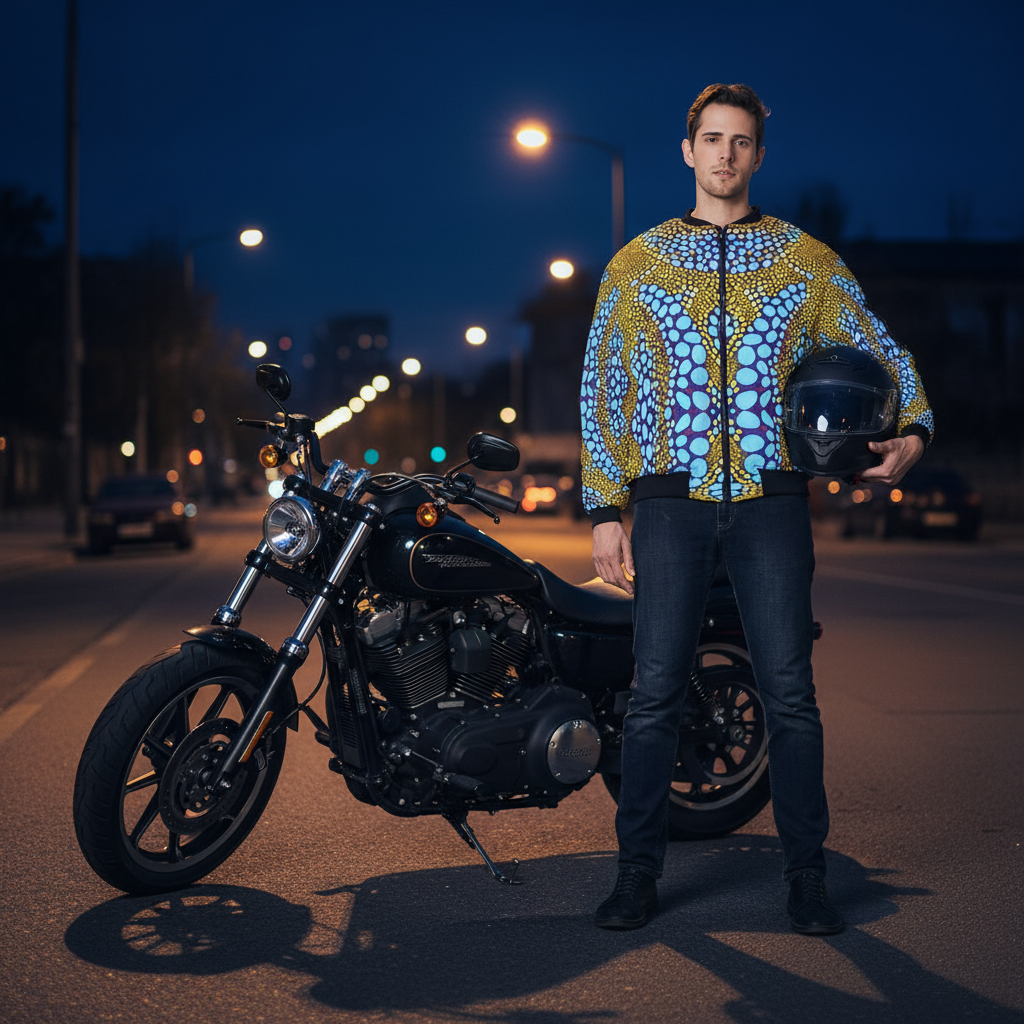 “Sunstone” Men's Bomber Jacket With Sleeve Pocket