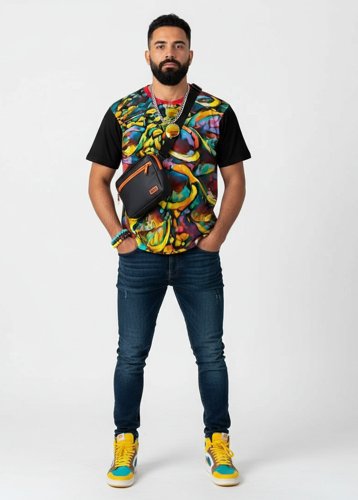 “Spectrum” Men's O-Neck T-Shirt | 190GSM Cotton