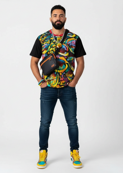 “Spectrum” Men's O-Neck T-Shirt | 190GSM Cotton