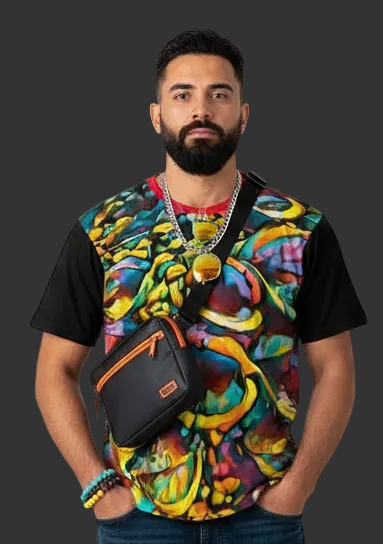 “Spectrum” Men's O-Neck T-Shirt | 190GSM Cotton