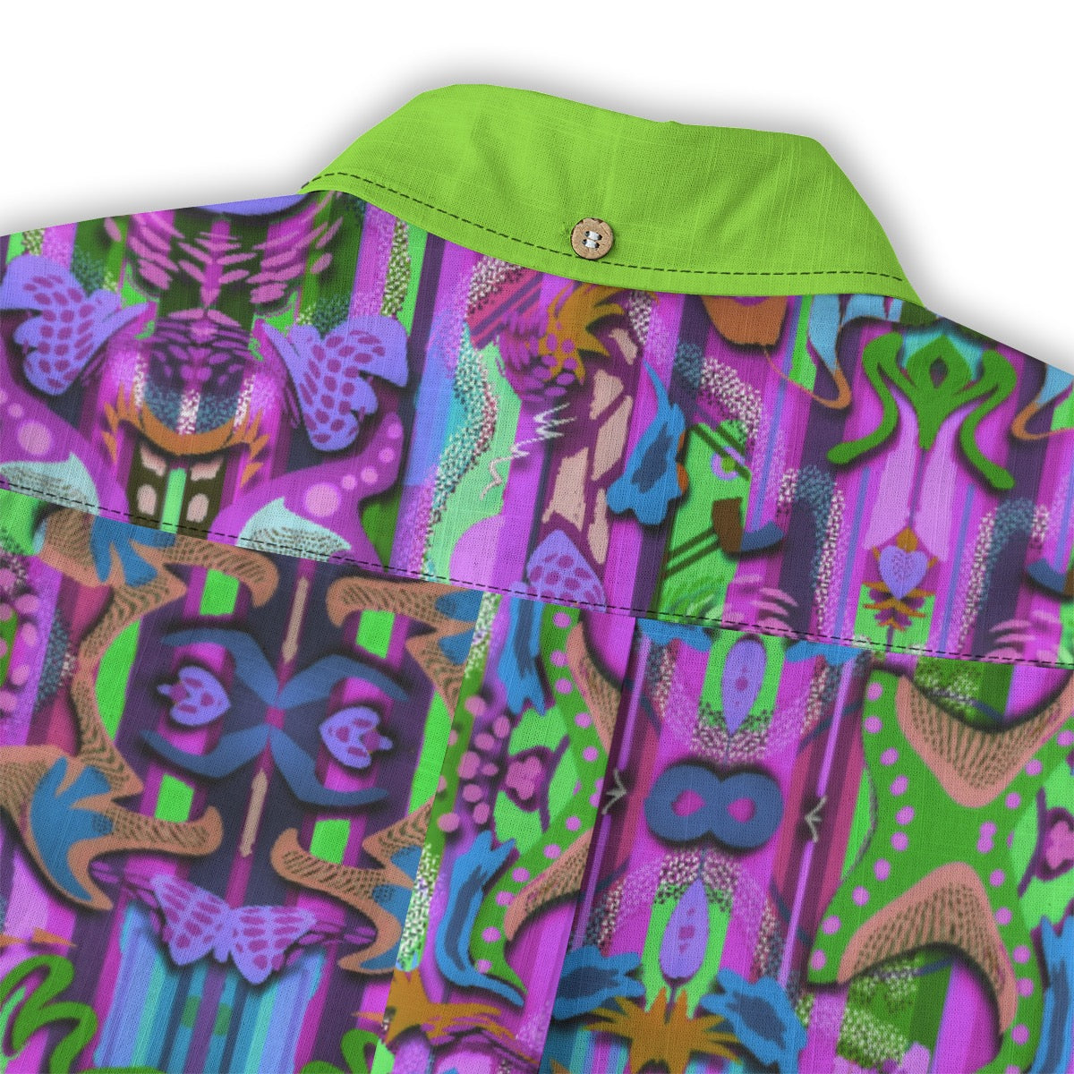 “Labyrinth” Purple Children's Shirt With Pocket | 125GSM Cotton
