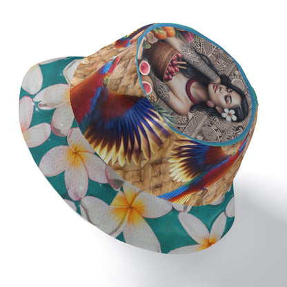 “Tropicana” Double-Side Printing Bucket Hat