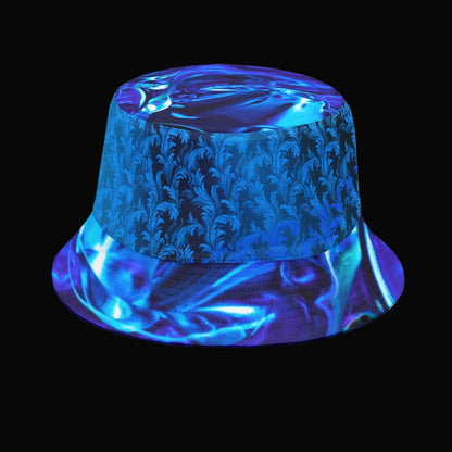 “Blue Glass Wave” Bucket Hat