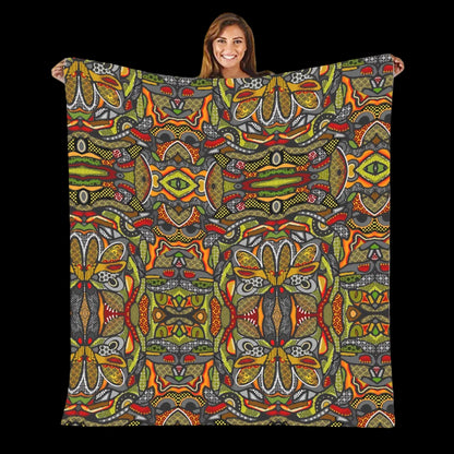 “ Zedomina” Single-Side Printing Flannel Blanket