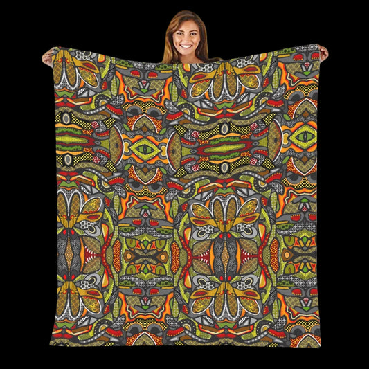 “ Zedomina” Single-Side Printing Flannel Blanket