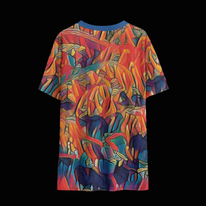 “Chromatic Fusion” Children's Round Neck T-Shirt|145GSM Birdseye