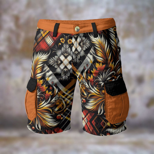 “Tartan 25 V1”  Men's Cargo Shorts
