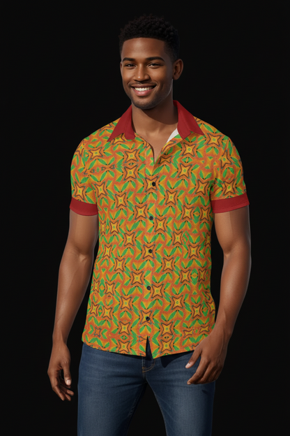 “Warm Parquet”  Men's Shirt