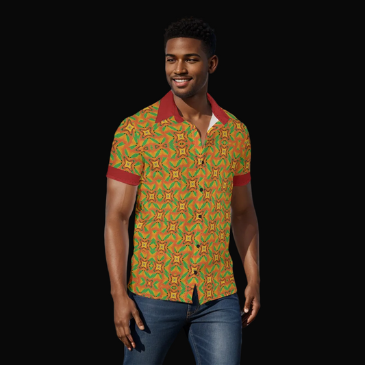 “Warm Parquet”  Men's Shirt