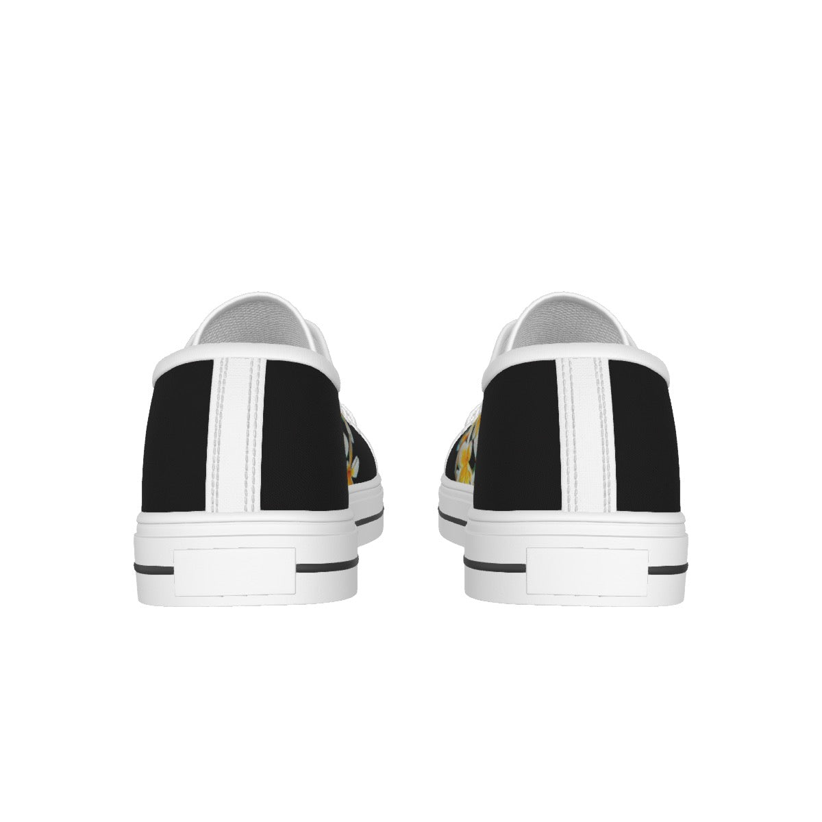 “Frangipani” Women's White Sole Canvas Shoes
