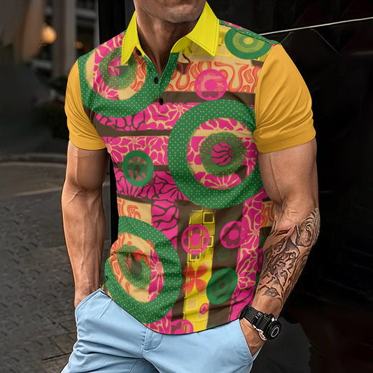 “Neo-Retro” Men's Polo Shirt