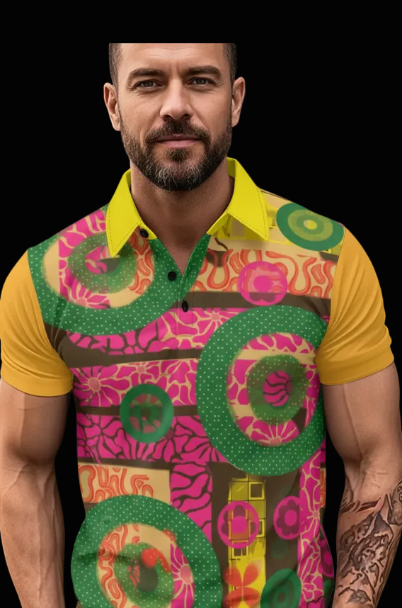 “Neo-Retro” Men's Polo Shirt