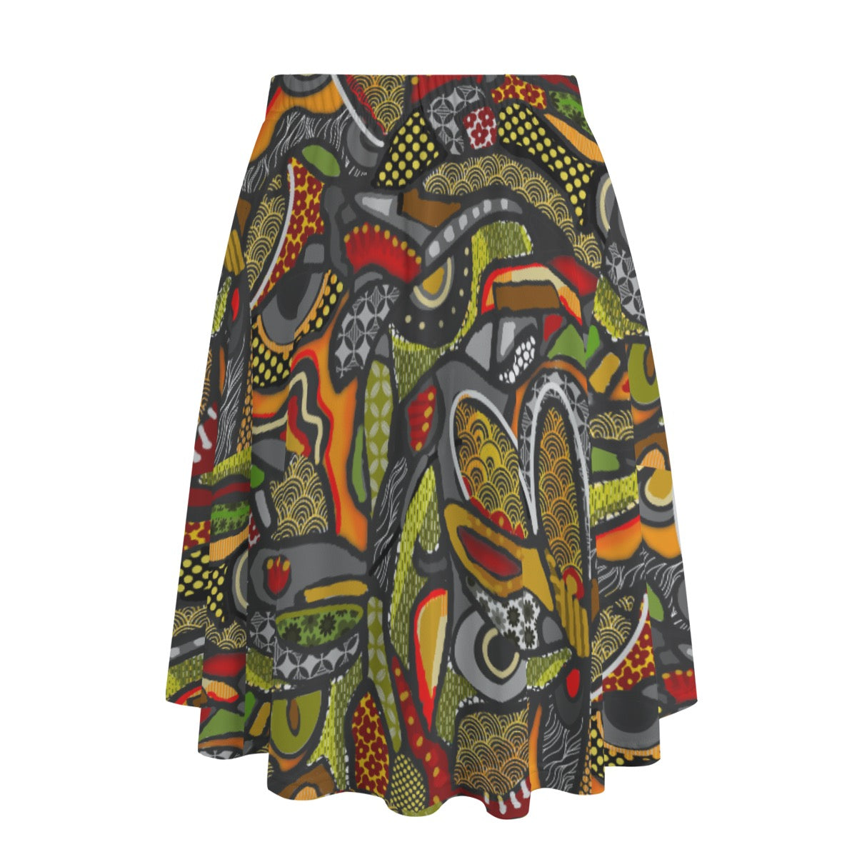 “Zedomina” Women's Long Maxi Skirt With Pockets