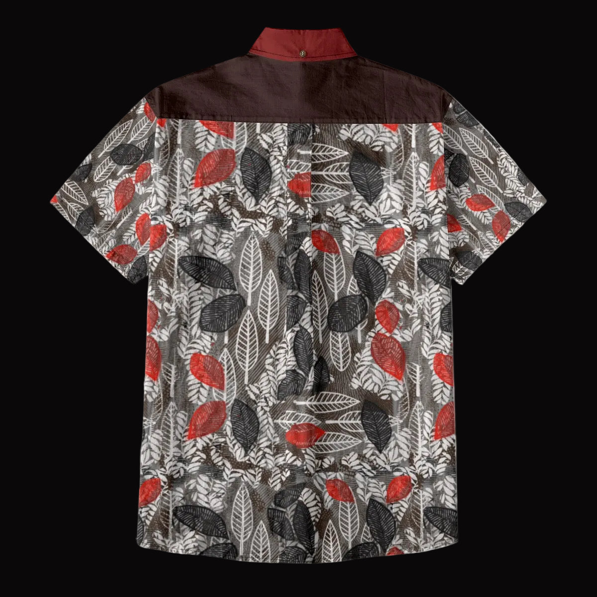 “Foliage Flush” Men's Breathable Cotton Shirt|125GSM