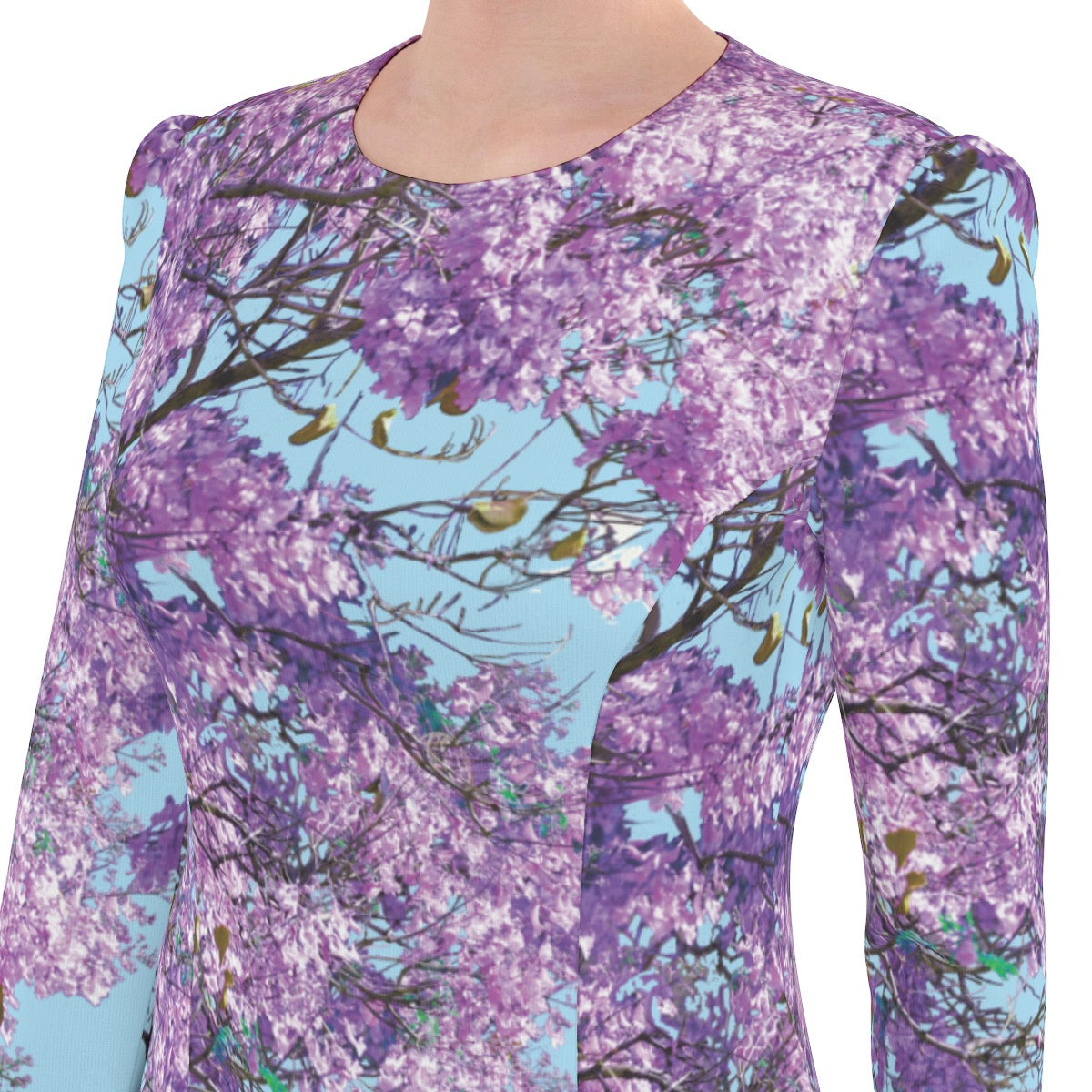 “Jacaranda Season” Women's Irish Dress