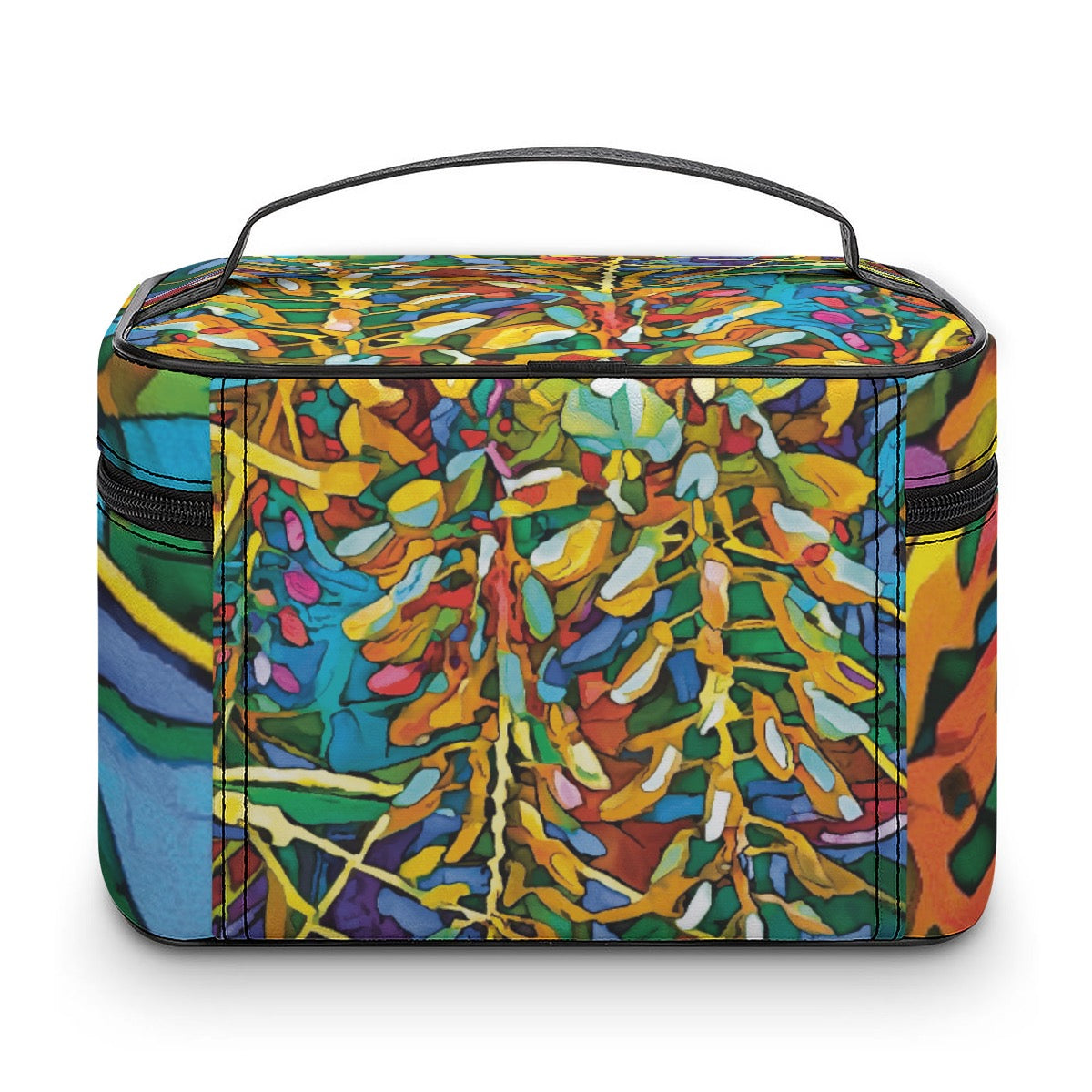 “Rainbow Wisteria” Large Capacity Toiletry Organizer Bag