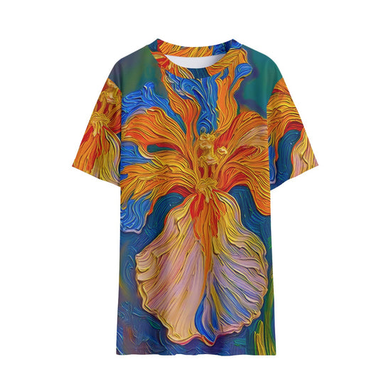 “Iris” Children's Round Neck T-Shirt|145GSM Birdseye