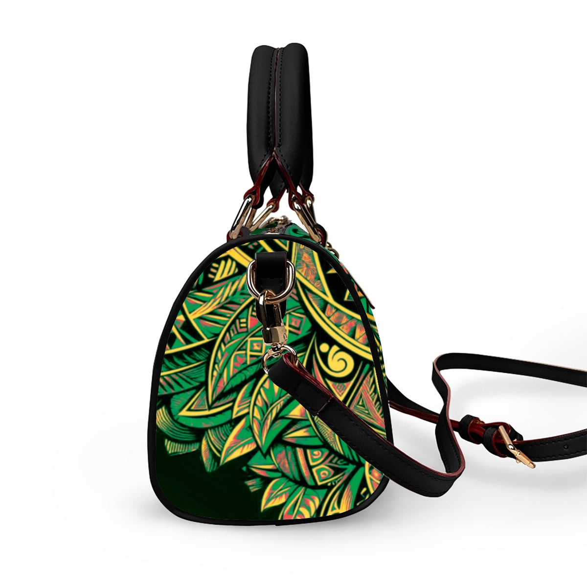 “Nesia” Classic Barrel-Shaped PU Leather Handbag
