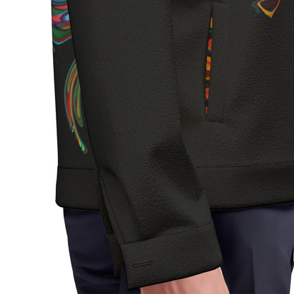 “Inferno” Unisex Lapel Jacket | 245GSM Cotton