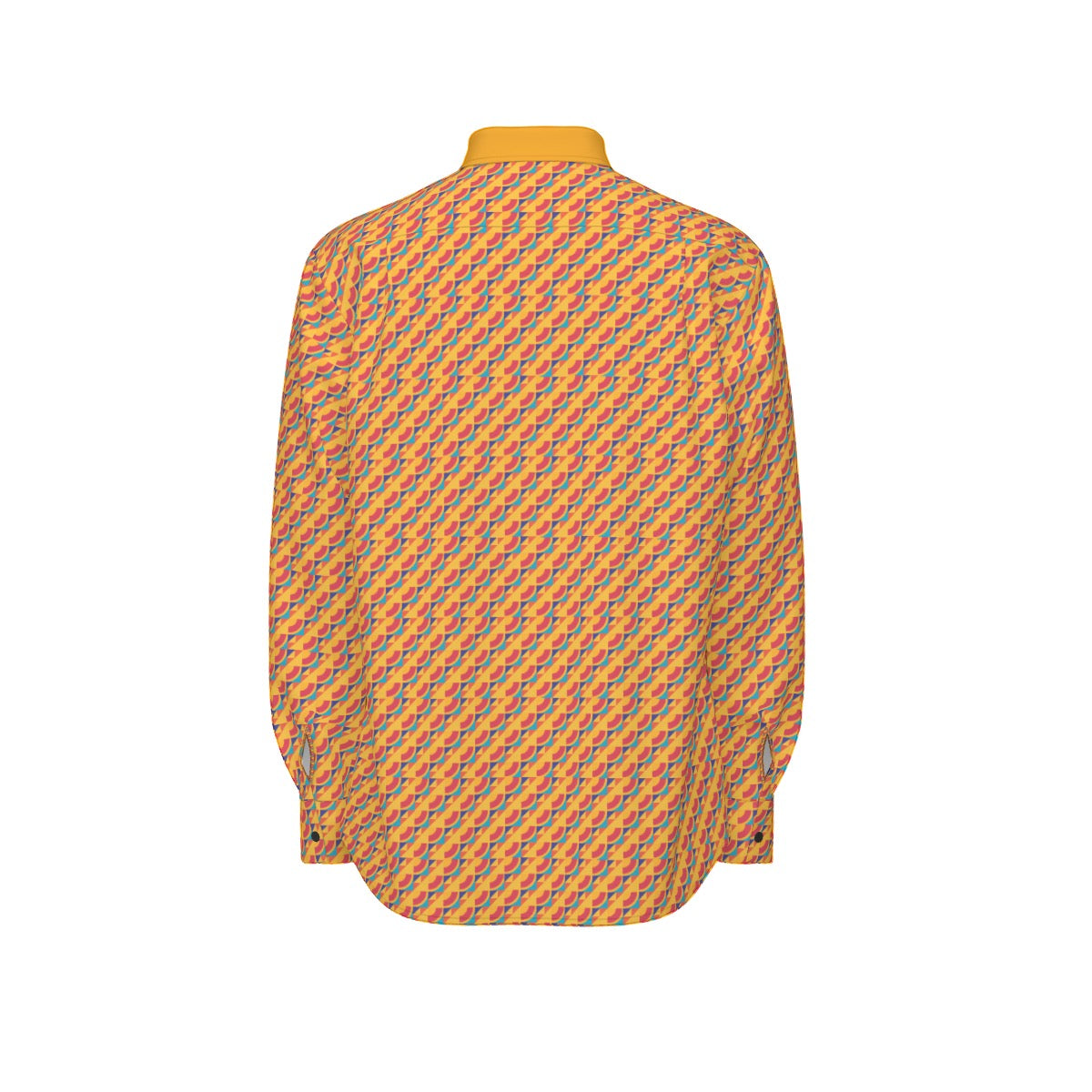 All-Over Print Men's Long Sleeve Shirt | 115GSM Cotton poplin