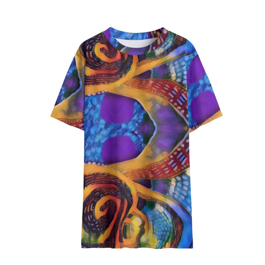 “Colour Vortex” Children's Round Neck T-Shirt|145GSM Birdseye