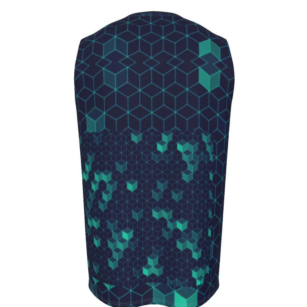 “Polyhedral” Men's O-neck Tank Top | 190GSM Cotton