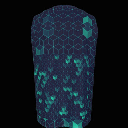 “Polyhedral” Men's O-neck Tank Top | 190GSM Cotton