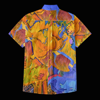 “Summer Soirée” Men's Breathable Cotton Shirt|125GSM