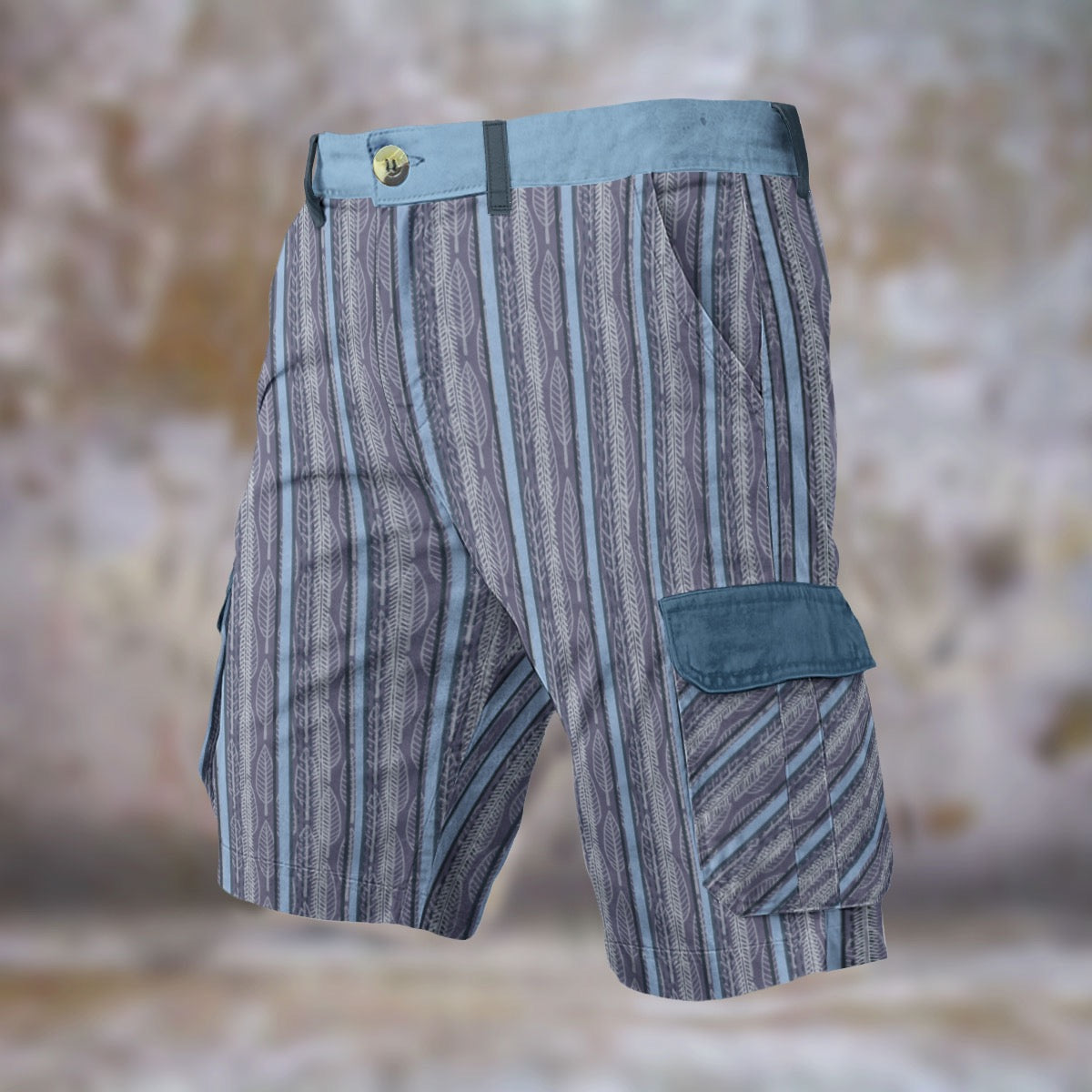 “Lightfall Feathers” Men's Cargo Shorts