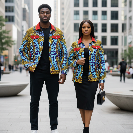 “Sunstone” Unisex Collared Jacket