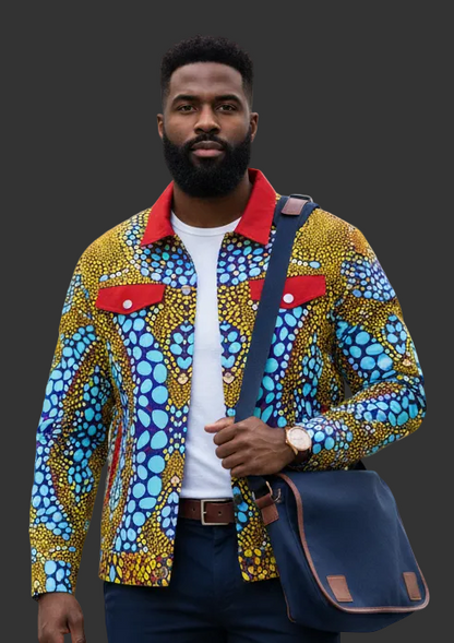 “Sunstone” Unisex Collared Jacket