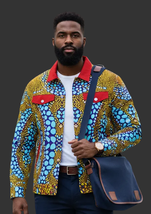 “Sunstone” Unisex Collared Jacket