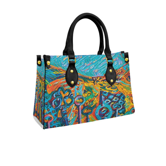 “Peregian” Women's Tote Bag With Black Handle